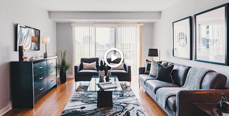 Photo of a two bedroom apartment at The Adelaide